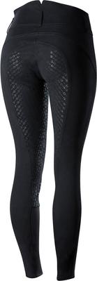 Show full view: Horze Women's Daniela Silicon Full Seat Breeches, Black, 30 slide 9 of 11