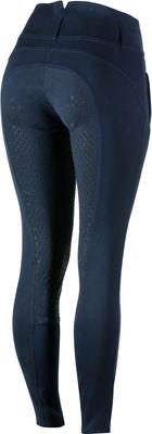 Show full view: Horze Women's Daniela Silicon Full Seat Breeches, Dark Navy, 26 slide 5 of 11