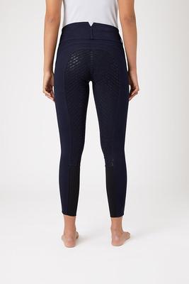 Show full view: Horze Women's Daniela Silicon Full Seat Breeches, Dark Navy, 26 slide 9 of 11