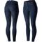 Show in main carousel: Horze Women's Daniela Silicon Full Seat Breeches, Dark Navy, 34 slide 8 of 11