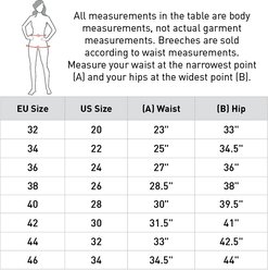 Horze Women's Ella Pull-On Knee Patch Tights, Black, 30 slide 2 of 6