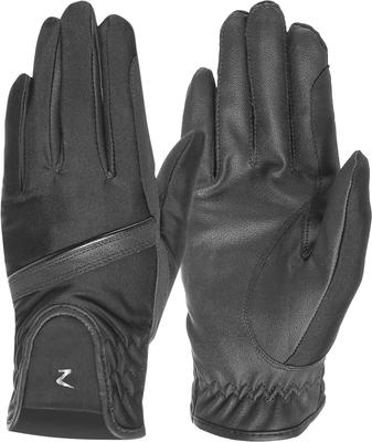 Show full view: Horze Women's Evelyn Breathable Horse Riding Gloves, Black, 6 slide 4 of 7