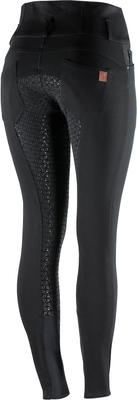 Show full view: Horze Women's Tara High Waist Full Seat Breeches, Black, 26 slide 3 of 11
