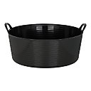 Horze Zofty Horse Feeding Bucket, 16-L, Black