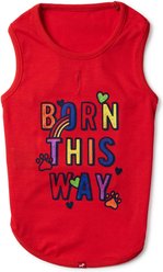 Hotel Doggy Dog Tank Top, Fiery Red, X-Small