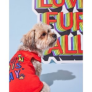 Hotel Doggy Dog Tank Top, Fiery Red, X-Small