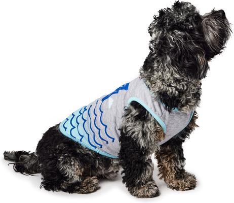 Show full view: Hotel Doggy Dog Tank Top, Light Grey Mix, X-Small slide 4 of 8