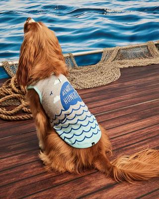 Show full view: Hotel Doggy Dog Tank Top, Light Grey Mix, X-Small slide 5 of 8