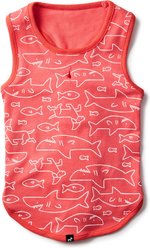 Hotel Doggy Dog Tank Top, Living Coral, Medium