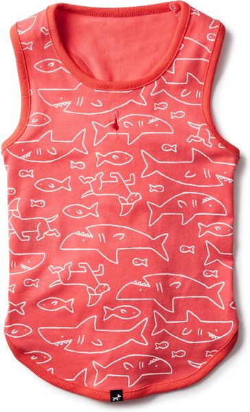 Show full view: Hotel Doggy Dog Tank Top, Living Coral, Medium slide 1 of 7