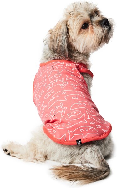 Show full view: Hotel Doggy Dog Tank Top, Living Coral, Medium slide 2 of 7