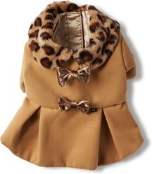 Hotel Doggy Kate Dog Coat, Tan, Large