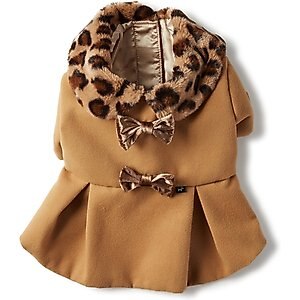 Hotel Doggy Kate Dog Coat, Tan, Large