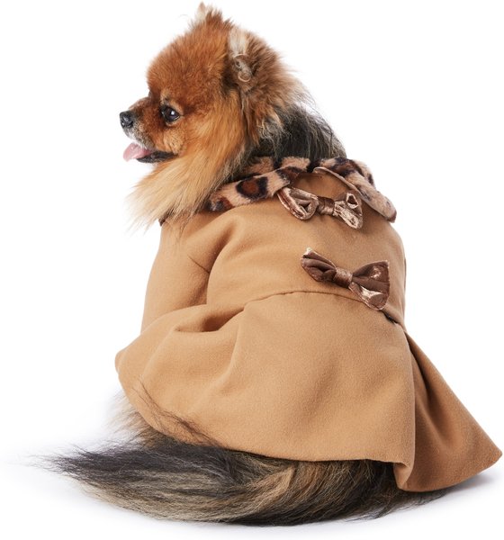 Show full view: Hotel Doggy Kate Dog Coat, Tan, Large slide 2 of 5