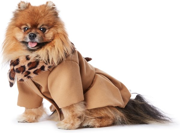 Show full view: Hotel Doggy Kate Dog Coat, Tan, Large slide 4 of 5