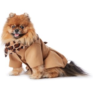 Hotel Doggy Kate Dog Coat, Tan, Large