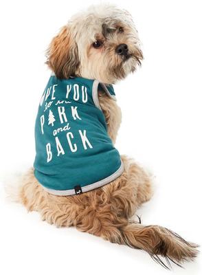 Show full view: Hotel Doggy Valentine's Day Love You To The Park & Back Dog Tank, X-Small slide 4 of 5