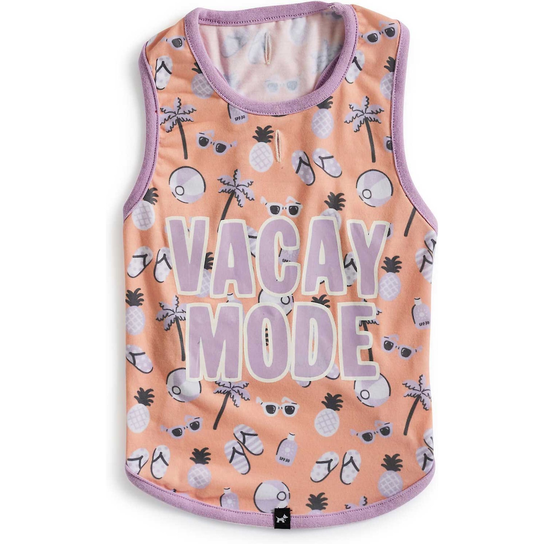 Hotel Doggy Vacay Mode Dog Tank, Large