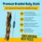 Show in main carousel: HOTSPOT PETS 12-in Braided Bully Sticks Dog Treats, 6 count slide 4 of 8