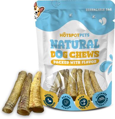 Show full view: HOTSPOT PETS 12-in Whole Beef Trachea Tubes Dog Chew Treats, 3 count slide 3 of 10