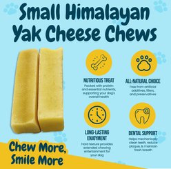 HOTSPOT PETS 3 to 4-in Himalayan Yak Cheese Dog Chew Treats, Small, 3 count slide 2 of 9