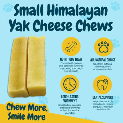Show full view: HOTSPOT PETS 3 to 4-in Himalayan Yak Cheese Dog Chew Treats, Small, 3 count slide 6 of 11