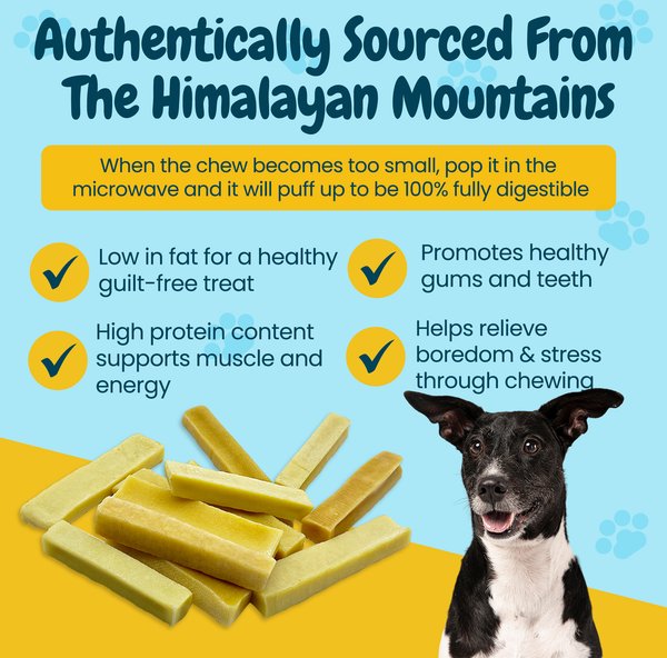 HOTSPOT PETS 3 to 4-in Himalayan Yak Cheese Dog Chew Treats