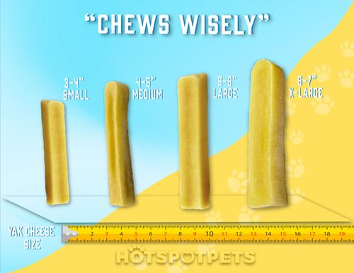 Show full view: HOTSPOT PETS 3 to 4-in Himalayan Yak Cheese Dog Chew Treats, Small, 3 count slide 9 of 11