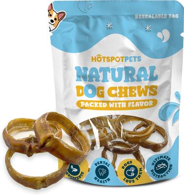 Show full view: HOTSPOT PETS 4 to 5-in Beef Bully Rings Dog Treats, Large, 3 count slide 3 of 11