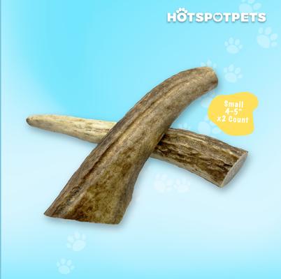 Show full view: HOTSPOT PETS 4 to 5-in Whole Elk Antlers Dog Treats, Small, 2 count slide 6 of 10