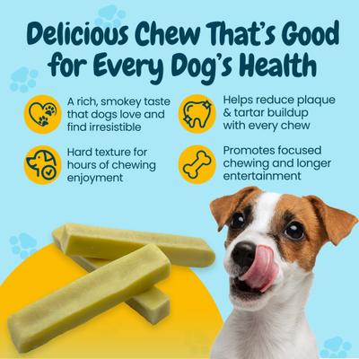 Show full view: HOTSPOT PETS 5 to 6-in Himalayan Yak Cheese Dog Chew Treats, Large, 12 count slide 6 of 11