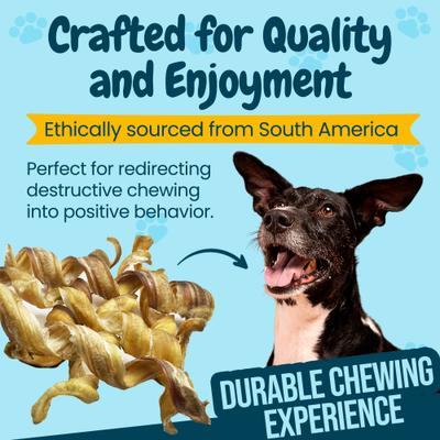 Show full view: HOTSPOT PETS 5 to 7-in Curly Bully Sticks Dog Treats, 6 count slide 7 of 9