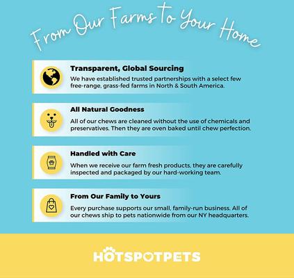 Show full view: HOTSPOT PETS 6 to 8-in Meaty Beef Center Cut Bone Dog Treats, Large, 2 count slide 8 of 9