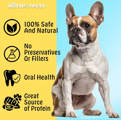 Show full view: HOTSPOT PETS 6-in Beef Cheek Roll Dog Treats, Jumbo, 2 count slide 10 of 11