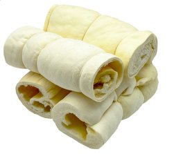 HOTSPOT PETS 6-in Beef Cheek Roll Dog Treats, Jumbo, 4 count