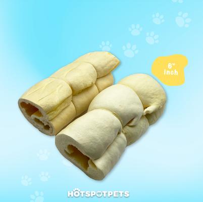 Show full view: HOTSPOT PETS 6-in Beef Cheek Roll Dog Treats, Jumbo, 8 count slide 6 of 11