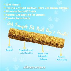 HOTSPOT PETS 6-in Beef Crunchy Munchy Rolls Dog Treats, 6 count slide 2 of 9