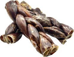 HOTSPOT PETS 6-in Braided Beef Gullet Twist Dog Chew Treats, 3 count