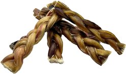 HOTSPOT PETS 6-in Braided Bully Sticks Dog Treats, 12 count
