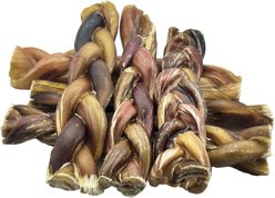 HOTSPOT PETS 6-in Braided Bully Sticks Dog Treats, 6 count