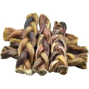 The Treat Shack 6-in Braided Bully Sticks Dog Treats