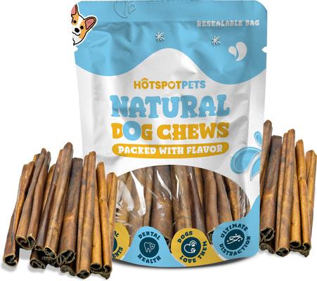 Show full view: HOTSPOT PETS 6-in Natural Beef Crunchy Sticks Dog Treats, 24 count slide 3 of 10