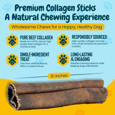 Show full view: HOTSPOT PETS 6-in Natural Beef Crunchy Sticks Dog Treats, 24 count slide 4 of 10