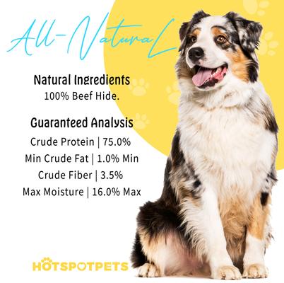 Show full view: HOTSPOT PETS 7 to 8-in Retriever Rolls Rawhide Dog Treats, 24 count slide 8 of 10