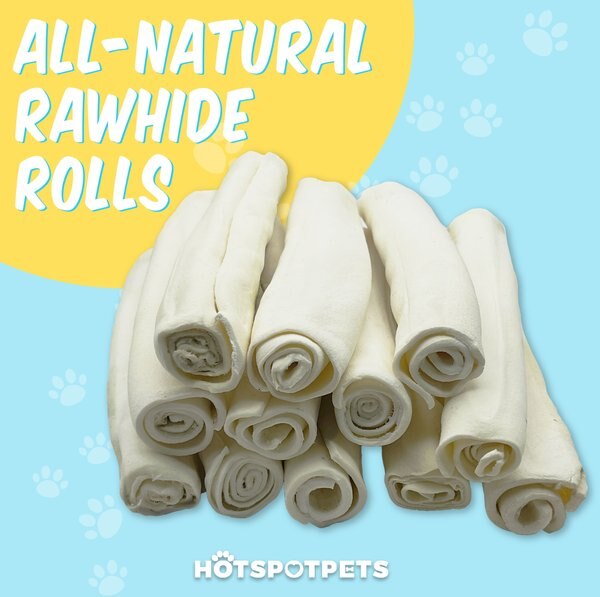 HOTSPOT PETS 7 to 8-in Retriever Rolls Rawhide Dog Treats