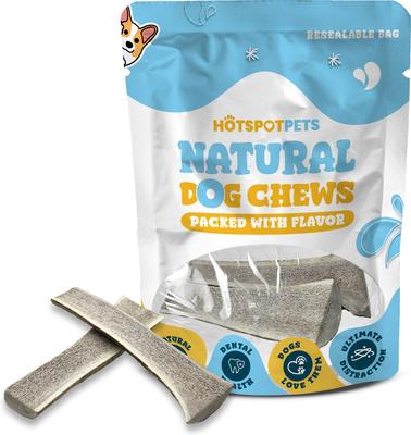 Show full view: HOTSPOT PETS 7 to 8-in Split Elk Antlers Dog Treats, Large, 2 count slide 3 of 8
