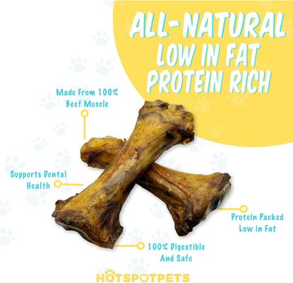 Show full view: HOTSPOT PETS 8 to 10-in Meaty Beef Shin Bone Dog Treats, Large, 1 count slide 5 of 11