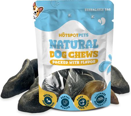 Show full view: HOTSPOT PETS Cow Hooves Dog Chew Treats, Large, 24 count slide 3 of 8