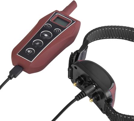 Show full view: HOTSPOT PETS Ultimate Waterproof & Rechargeable 2000-ft Range Dog Training Collar, Burgundy/Black slide 4 of 5