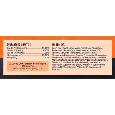 Show full view: Hound & Gatos 98% Beef Grain-Free Canned Cat Food, 5.5-oz, case of 24 slide 3 of 10